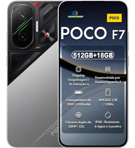 Foto do POCO F7